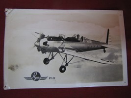 Vintage PT-22 Ryan Military Plane Postcard #109 - $19.79