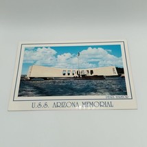 Postcard U.S.S. Arizona and Memorial Famous Battleship Sunk by Japanese - £1.50 GBP