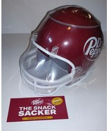 New Sealed Dr Pepper Snack Chips &amp; Dip Football Helmet Bowl Limited edition - $88.27 CAD