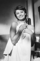 Sophia Loren sexy pose coming out of shower holding towel 18x24 Poster - £19.17 GBP