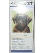 Wonderart Latch Hook Kit CHOCOLATE LAB Labrador Retriever 12&quot; x 12&quot; - $606.16 MXN
