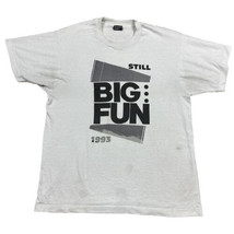 Vintage 90s Still Big Fun 1993 Single Stitch T-Shirt L USA Faded Hip Hop Band - $24.74