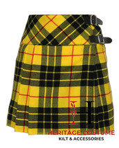 MacLeod of Lewis Tartan Ladies Skirt For Women Knee Length Tartan Pleat ... - $39.00