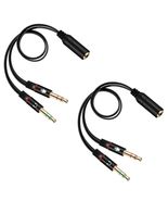 SaiTech IT 2 Pack Exclusives Headphone Splitter for Computer 3.5mm Femal... - $113.88 MXN