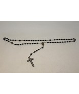 Vintage Rosary Beads France WR with Cross and Madonna 28&quot; - £11.80 GBP