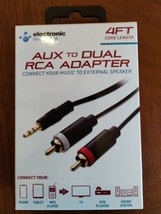 3.5mm to 2 Male RCA Adapter Cable3.5mm AUX Male to Dual RCA Audio - $10.80