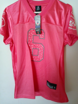 New York Jets, Mark Sanchez, Pink Throwback Jersey, Womens Large, New wi... - £19.46 GBP