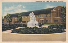 Field House Boys Town Omaha Nebraska NE Postcard D04 - £2.41 GBP