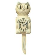 Lady White Kit-Cat Klock Swarovski Authorized Custom Edition Jeweled Clock - $139.95