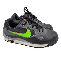 Nike Air ACG Wildwood Shoes Sneakers Black Electric Green AO3116-002 Size 5 - £39.67 GBP