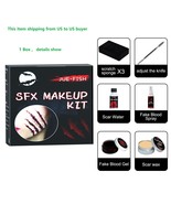 1/2/3/4Box Halloween makeup bag kit, skin wax shaping scar water wound - $298.91 MXN+