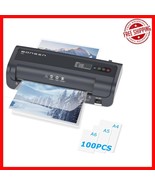 Versatile A4 Laminator Machine with Never Jam Technology &amp; 100 Laminatin... - $68.85 CAD