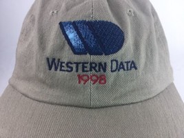 Western Data Texas Brown Embroidered Hat Cap Adjustable Back - $15.30