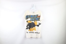 Vintage 80s Womens Small Heckle and Jeckle The Talking Magpies Beach T-Shirt - £51.79 GBP