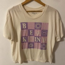 Rebellious One Juniors BE KIND Cotton Graphic T-Shirt Size Large - $8.59
