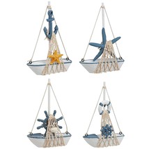 Miniature Sailboat Nautical Home Decor For Bathroom, Baby Shower, Sailor - £20.60 GBP