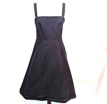 Merona Pinafore Dress black A-line Jumper Womens size 4 - £19.98 GBP
