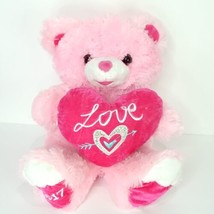 Dan Dee Sweetheart Teddy Love Pink 2017 Plush Stuffed Animal Valentine Day  20” - £25.47 GBP