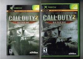 Call Of Duty 2 Big Red One Collectors Edition video Game Microsoft XBOX CIB VHTF - £57.85 GBP