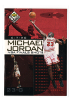 1998-99 UD Choice Preview Michael Jordan #3 NBA Finals Shots Chicago Bulls NM - £2.31 GBP