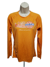 2018 NYRR Staten Island Half Marathon Womens Small Orange Long Sleeve Jersey - £14.87 GBP