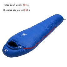 Warm Camping Sleeping Bag Down Filled 4 Season Thickened Single Travel T... - £71.27 GBP+