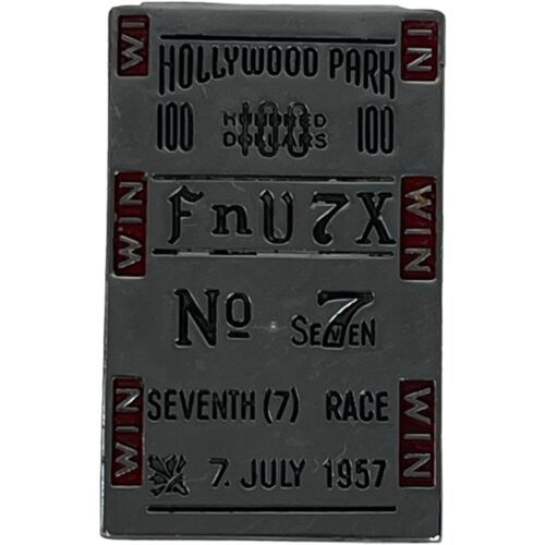 Primary image for Vintage Hollywood Park July 7, 1957 Horse Racing Money Clip Racetrack Ticket