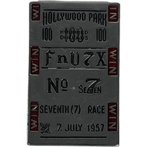 Vintage Hollywood Park July 7, 1957 Horse Racing Money Clip Racetrack Ticket - £25.68 GBP