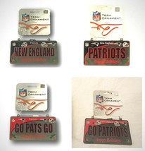 New England Patriots Nfl Metal License Plate Ornament Christmas Tree You Choose - £6.84 GBP
