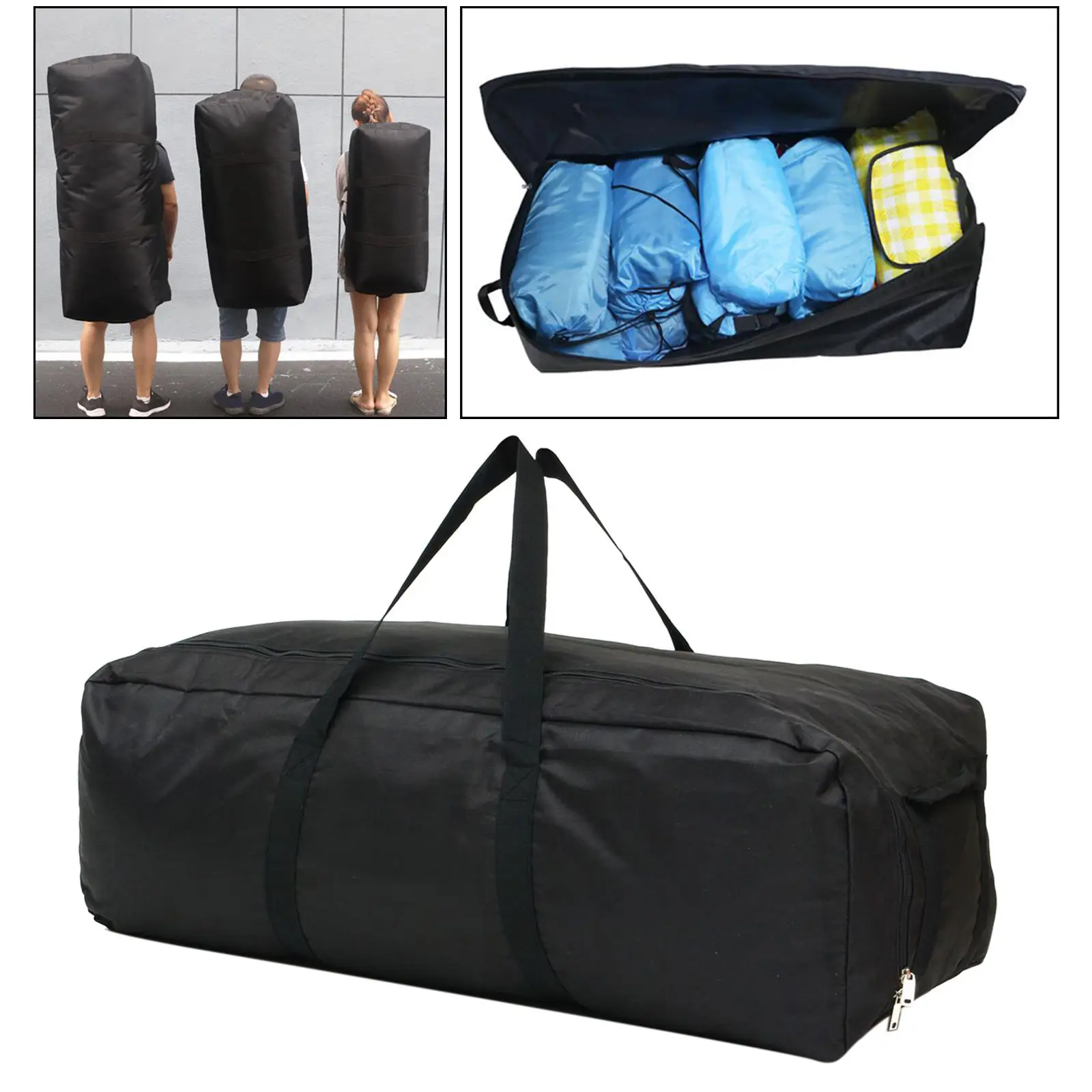 Sporting 55L 100L 150L Gym Bag Outdoor Large Capacity Duffle Travel Gym Weekend  - £24.04 GBP