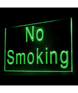 120071B No Smoking Area Public Health Prohibition Ban Illegal LED Light ... - $21.99
