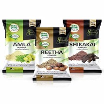 Best Quality Amla- Reetha- Shikakai Powder Powder Pack- 3 - £19.66 GBP