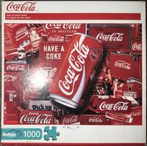 Coca-Cola: Sign Of Good Taste, 1000 Piece Puzzle (Buffalo, 2010) MISSING PIECE - £9.02 GBP