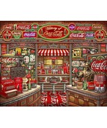 Springbok Coca Cola  Jigsaw Puzzle 1000 Piece Durable Fit Pieces 24&quot; x 30&quot; - $26.72