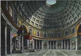 Postcard - Interior of the Pantheon, Rome, Italy - £7.29 GBP
