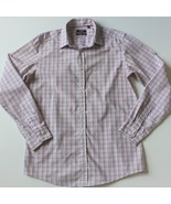 Mexx Metropolitan Slim Fit Men&#39;s Checkered Print Dress Shirt size XL - $14.99