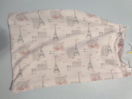 Classic Paris Eiffel Tower Carte Postale France Pillowcase - £3.21 GBP