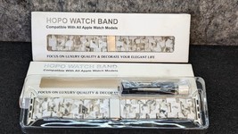 Lot of 2 New HOPO Watch Band For All Apple Models - Silver - 38/40mm - $167.57 MXN