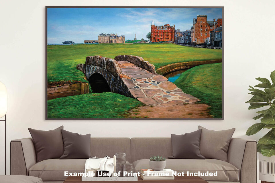 St Andrews Links Open Championship British Swilcan Bridge Swilken Art Print 2 Item image 9