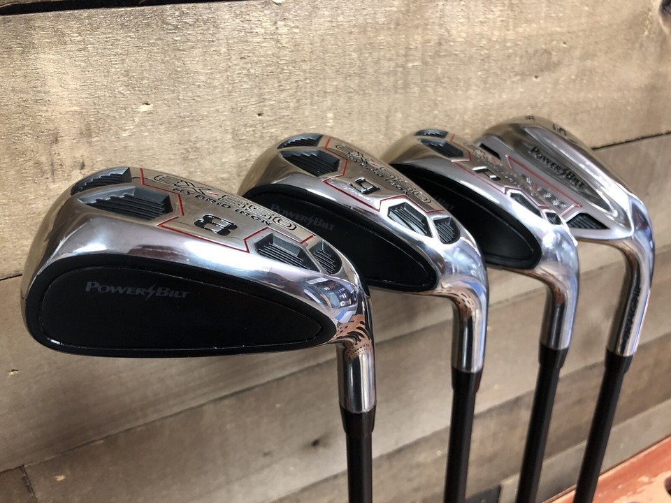 DEMO Mens Powerbilt Golf EX-550 Hybrid Irons #8-SW A Flex Rescue Clubs 830-7CRK Item image 2
