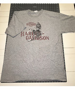 Harley Davidson Shirt Men’s 2XL gray Barrett’s Las Cruces NM skeleton 20... - $19.99