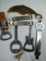 Vintage Bottle &amp; Can Opener Lot Of 7 - Genesee Carling + More - £15.65 GBP