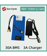 48V 15Ah/20Ah Lithium Ion Ebike Battery Pack Electric Bicycle Charger BM... - £156.50 GBP+