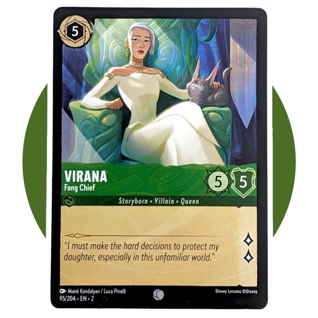 Primary image for Rise of the Floodborn Disney Lorcana Card: Virana Fang Chief 95/204