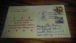 USS BIDDLE USS Grand Canyon Commanding Officer Envelope 1978 Decommissioned - $6.99