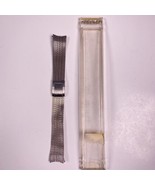Kreisler Stelux 17.3mm Stainless Steel Mesh Vtg Watch Band Bracelet Curv... - $135.81 CAD
