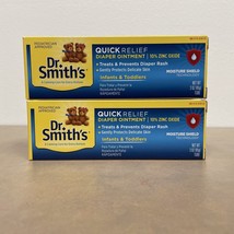 2 Pack -  Dr. Smith&#39;s Quick Relief Diaper Ointment 3 oz. each 10% Zinc O... - £28.98 GBP