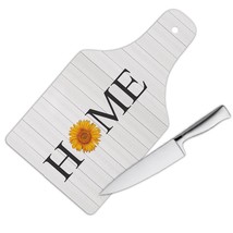 Sunflower Home : Gift Cutting Board Flower Floral Yellow Decor For Her Feminine  - £23.17 GBP