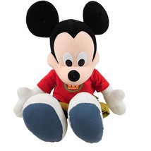 Fisher Price Disney Jumbo Mickey Mouse Stuffed Animal Plush 2000 - £12.44 GBP
