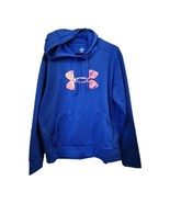 Under Armour  Rival Women&#39;s Blue and Hologram Logo  Pullover Hoodie Size XL - $27.43 CAD